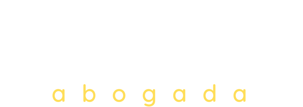 logo marant abogada blanco y amarillo